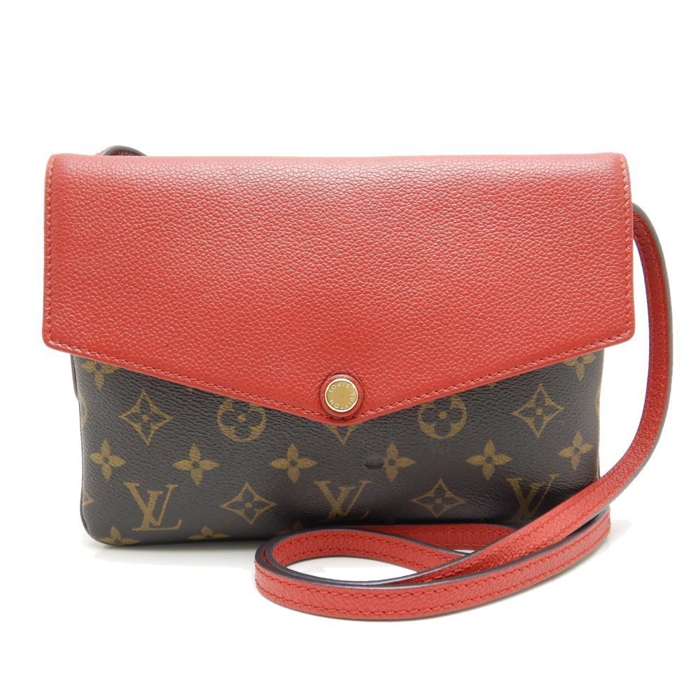 Louis Vuitton Monogram Twice Cerise Diagonal Shoulder Bag